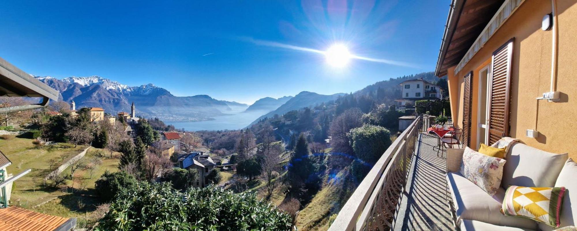 Panoramic Lakeview House Bellagio Civenna Kültér fotó