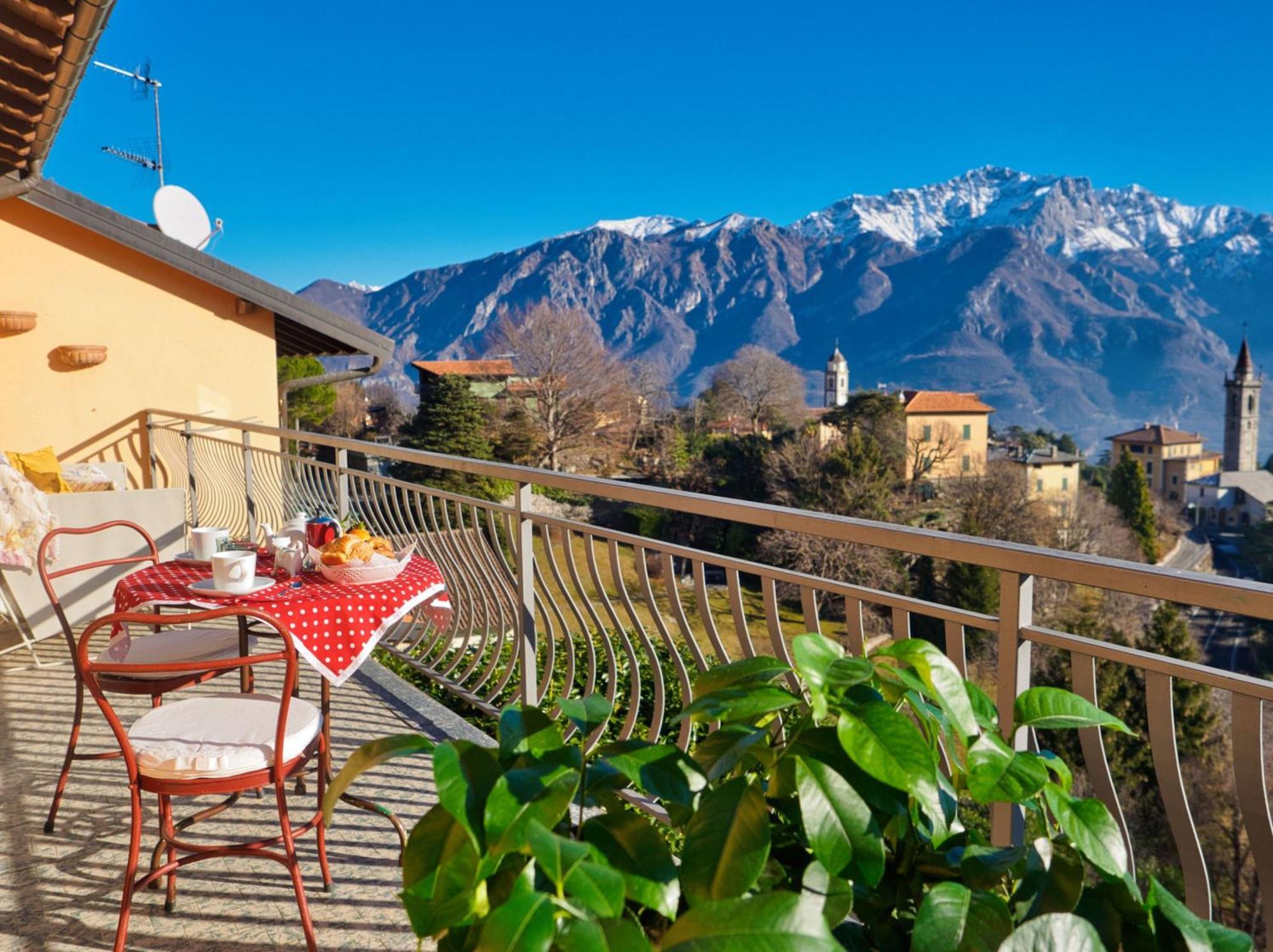 Panoramic Lakeview House Bellagio Civenna Kültér fotó